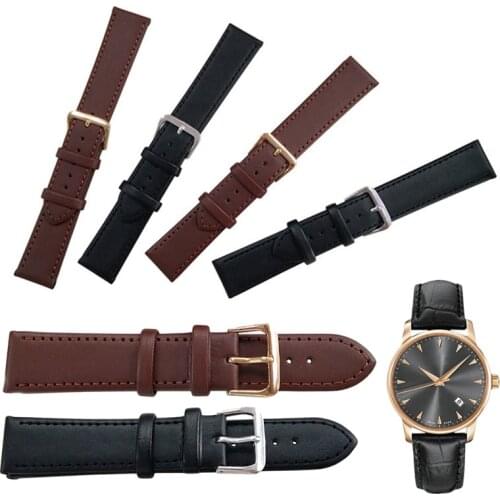Unisex Universal PU Leather Wrist Watch Band Strap 8/10/12/14/16/18/20/22/24 mm