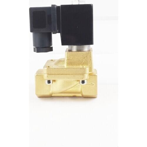 Air solenoid valve high pressure 2/2 way DC24V normally closed brass body PU225