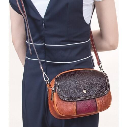 YourSeason 2021 Casual Ladies Shoulder Bags Small Bag Handmade Women Mini Bags Messenger Soft Cow Leather