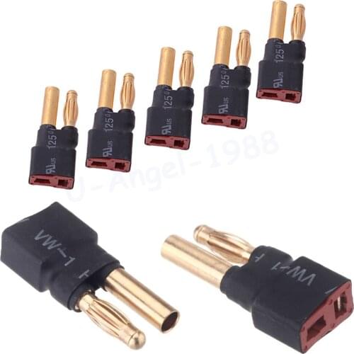 T Plug Female to Bullet Banana HXT 4.0mm Male Female Connector Adapter