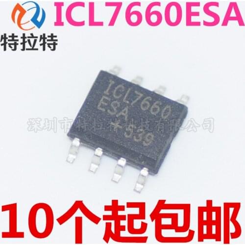 10pcs/lot Brand New & Original Icl7660esa + T Sop-8 Chip IC Switching Regulator