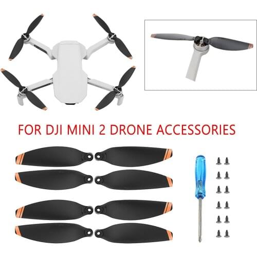 2/4/8 Low Noise Propellers Wing Blade Props Set for DJI Mini 2 Drone Accessories