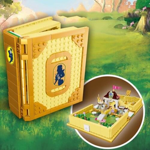 2020 City Girl Fairy Princess Dream Ice Castle Building Block Collection Book Building Blocks Bricks Kids Toys