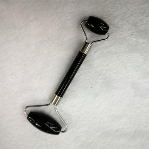 3pcs/lot Beauty Care Balck Onyx Roller Slimming Face Massage Lifting Tool Natural Stone Facial Massage Roller Skin Massage Free