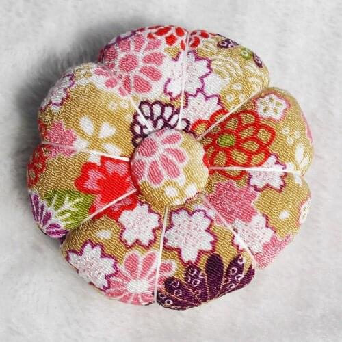 Free shipping Pincushion Pumpkin pin cushion cushions pillow craft Sewing Supplies Handmade DIY needles cloth art needle Kit Z01