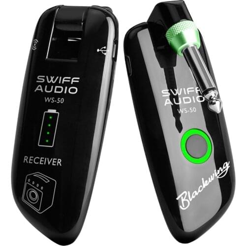 Uhf Guitar Wireless System Transmitter & Receiver Built-In Rechargeable WS-50 UHF Audio Receiver Guitar For Electric Guitar