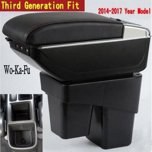 For Fit Jazz 3rd generation armrest box