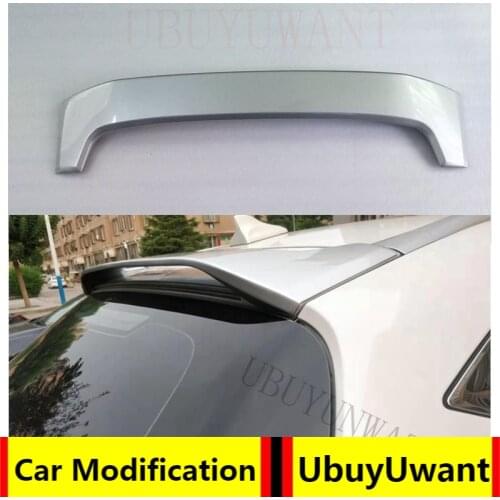 For Great Wall Haval F7 2019 2020 ABS Plastic Unpainted Primer Exterior Rear Spoiler Tail Trunk Boot Wing Decoration Car Styling
