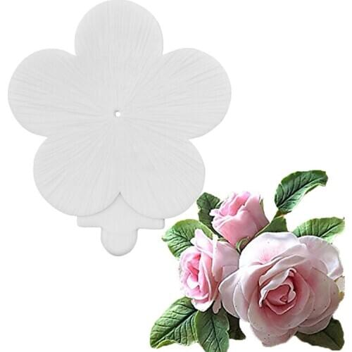 Petal Shape Silicone Mold Sugarpaste Icing Mold Cake Decorating Tool Household Sugarcraft Candies Baking Tools