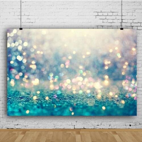 Blue Gold Pink Abstract Glitter Texture Bokeh Backdrop Sparkle party/YouTube video/Instagram/postmark Photocall Photo Background