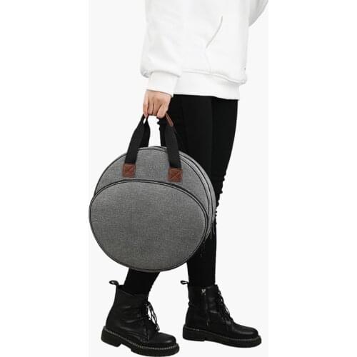 Round Crochet Hooks Knitting Bag Organizer Yarn Storage Case Sewing Tools Tote 87HA