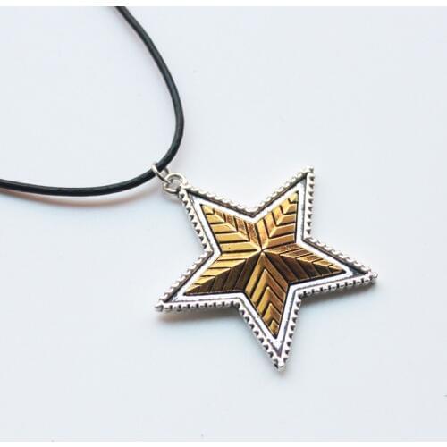 Fashion Designer Chain Vintage Statement Necklaces Jewelry Star Shape Pendants HJXL1016