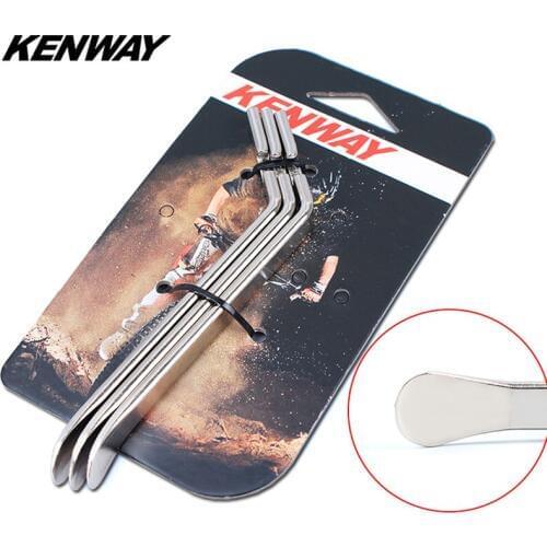 RISK 3pcs/set Bicycle Steel Tyre Pry Bar Cycling Mountain Bike Tire Lever Opener Breaker Bicycle Tyre Repair Tools kit