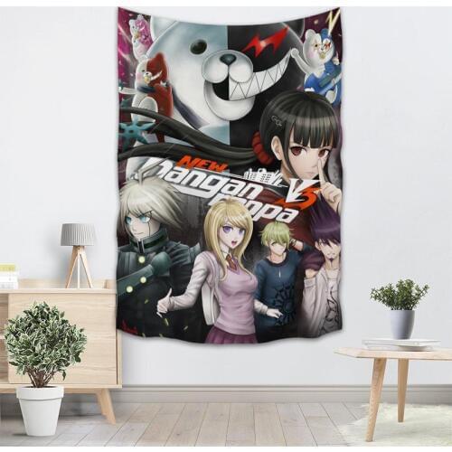 Best Danganronpa Wall Hanging Tapestry Sheets Home Decorative Tapestries Beach Towel Yoga Mat Blanket Table Cloth Wall Tapestry
