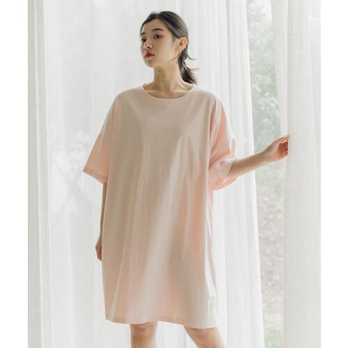Solid Shirt Nightdress 100% Cotton Night Wear Loose Home Dress Soft Women Sleepwear Honeymoon Nightdress Indoor Dress