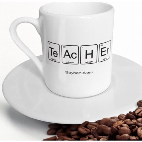 Personalized Teacher Turkish coffee Fincanı-3