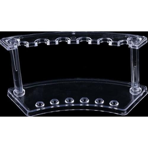 Plastic 6 Slot Pen Jewelry Display Holder Stand Display Rack High Quality