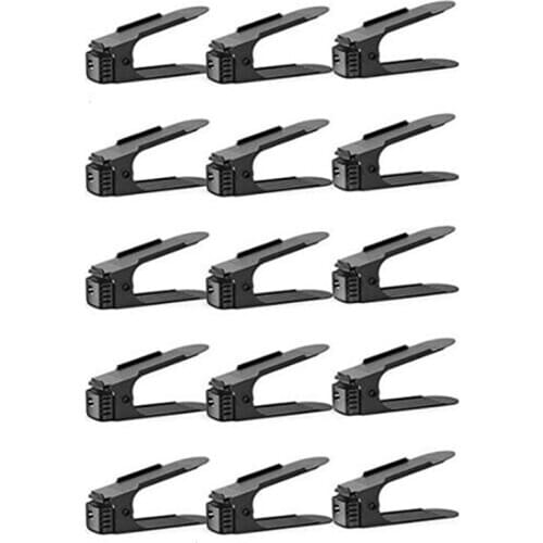 15Pcs Shoe Slots Organizer for Closet Adjustable Shoe Stacker Double Deck Shoe Rack Organizer Holder Storage Rack Holder
