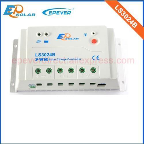 PWM EPsolar LS3024B 30A 30amp 12v 24v auto work home use Solar charging battery controller