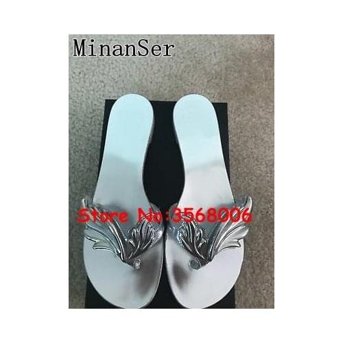 Angel Wings Clip-toe Flip-flops Lady Summer Beach Flats Slippers Casual Outdoor Girls Fashion Slides Shoes Woman High Quality