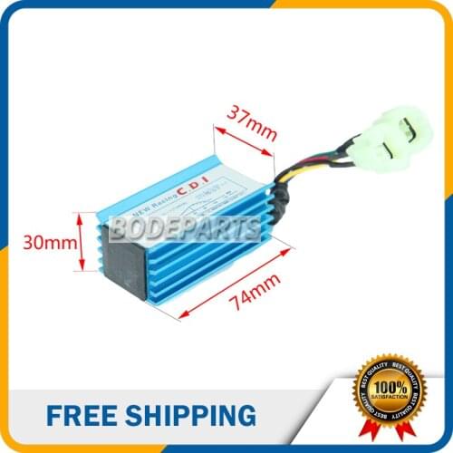 DQ-101 DI0 Blue Round Connector Ignition Coil Pin CDI For 50cc 70cc 90cc 110cc 125cc 150cc Chinese scooter FREE SHIPPING