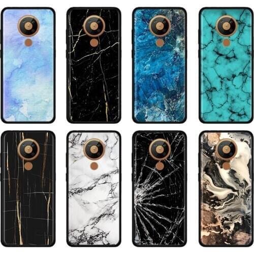 Dark Blue Marble for Phone Case Nokia 2.2 2.3 3.2 4.2 6.2 7.2 1.3 5.3 8.3 2.4 3.4 C3 C5 Endi C2 tenen tava Coque Shell