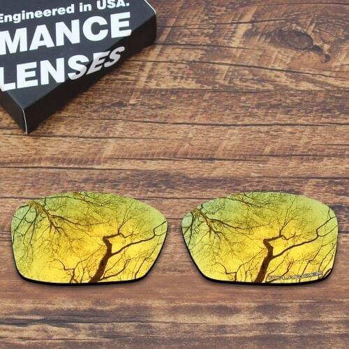ToughAsNails Resist Seawater Corrosion Polarized Replacement Lenses for Oakley Hijinx Sunglasses Gold Mirrored (Lens Only)