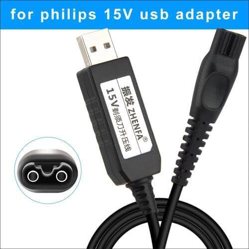 USB Cable 15V Razor adapter HQ8505 HQ8500 Power Adapter Charger For Philips Shaver S5000 S7000 S9000 S9911 S9731 S9711 S9511