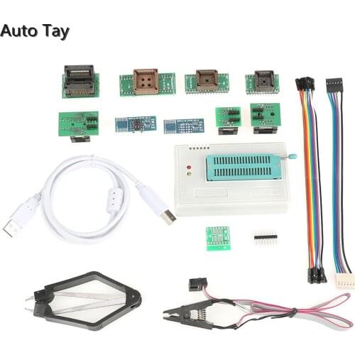 USB Universal Programmer, USB Universal Programmer for TL866II Plus EEPROM FLASH 8051 AVR MCU GAL PIC with 10 Adapter