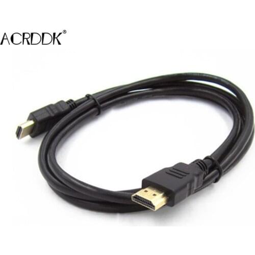 High Speed HDMI Cable 0.3m 1m 1.5m 2m 3m 5m 7.5m 10m 15m Video Audio Line Cables 1.4 1080P 3D Gold Plated Cable For HDTV FC