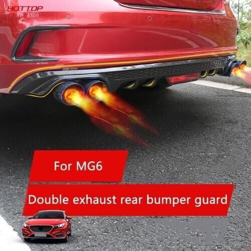 For MG6 2017 2018 2019 2020 Rear Spoiler Rear Surrounding Tail Throat Rear Lip Caudal Lip Exhaust