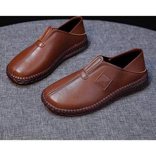 2021 NEW Womens Fashion PU Female Autumn Comfortable Shoes Classic Mocasines Women Elegant Without Heels Slip-On Loafers