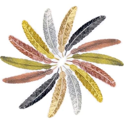 14 Pieces Metal Bookmarks Feather Bookmarks Metal Feather Bookmarks Perfect Gift for Reader Woman and Kids