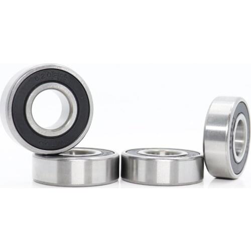 6202RS Bearing ABEC-3 (4 PCS) 15*35*11 mm Deep Groove 6202 2RS Ball Bearings 180202 RZ 6202 2RZ EMQ Quality