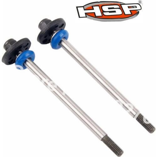 2Pcs HSP RC Car Parts Shock Shaft+Pinstons 60035 For 1/8 Scale Models Nitro Power Off Road Buggy Monster Truck CAMPER PRO BATTLE
