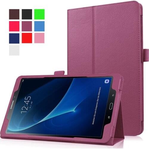Capa For Samsung Galaxy Tab A 10.1 Case,Premium PU Leather Stand Cover Tab A6 10.1"2016 Tablet SM-T580/T585 Auto Sleep/Wake Case