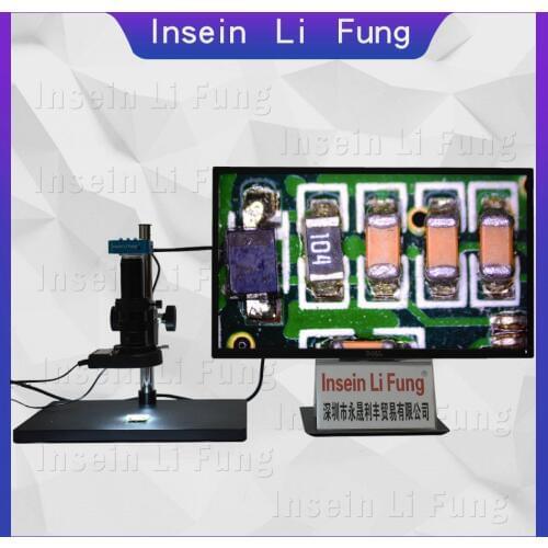 HD 38MP 16MP 1080P Industrial Digital Electronic Video Microscope Continuous Zoom Magnifier HDMI VGA USB AV Camera PCB Soldering