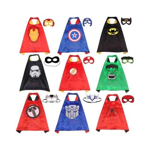 Disney Halloween Cosplay Costume Marvel Spiderman Superhero Anime Figure Toys Childrens Cloak Spiderman Boys Cosplay Gifts