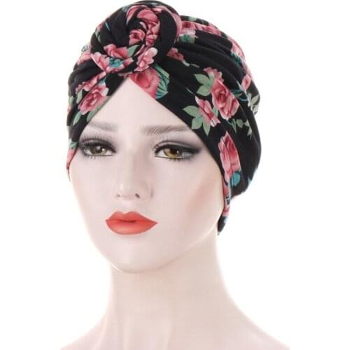 Hats European And American Fashion Street Bottom Small Cap Cashew Flower Element Spiral Snail Hat Multi-color Headband Hat 151