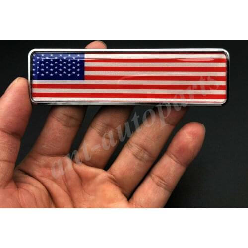 Metal USA American Flag Car Trunk Emblem Badge Motorcycle Sticker Fairing