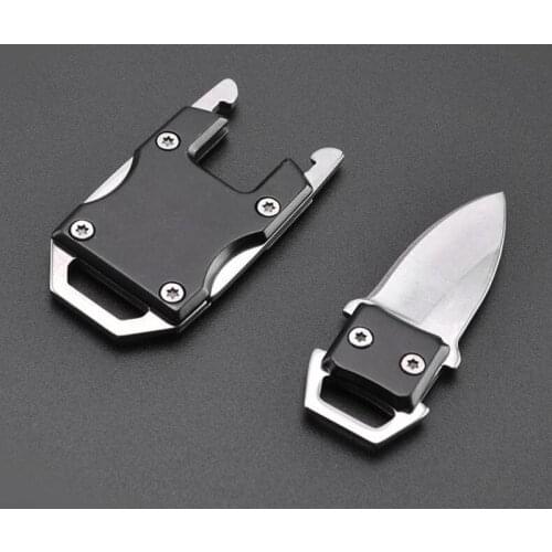 Multifunctional knife pare combat parcel letter defense peeler peel EDC self open pocket key keychain Multipurpose outdoor