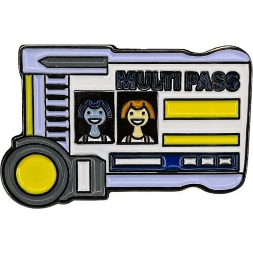 Multipass Enamel Pin brooch