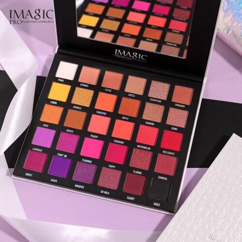 30 Colors Eyeshadow Palette Matte Pearlescent Shimmer Polarized Color Lasting Waterproof Eye Shadow Makeup Cosmetics Maquiagem