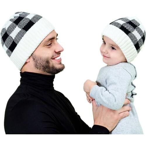 2021 A pair parent-child Beanie Caps for Men Baby Hats Women Kids Beanies Hip Hop Cap Hat Gorras Hombre Chapeau Femme Casquette