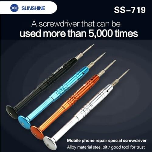SUNSHINE SS-719 Professional Precision alloy steel Screwdriver Tool Kit for iPhone Tablet Macbook Xbox Cellphone PC Sumsung