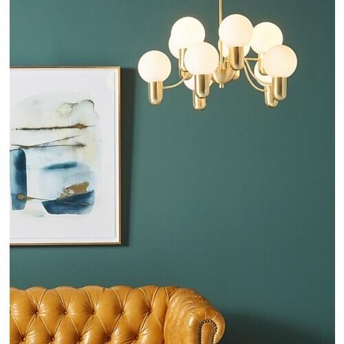 Light luxury modern minimalist chandelier dining room living room bedroom model room chandelier