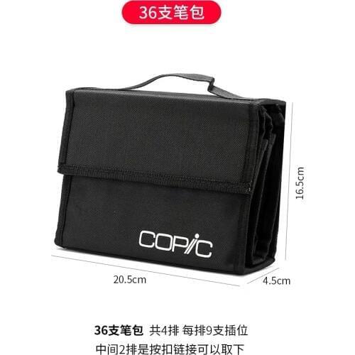 Upgraded Folding marker pen bags for copic markers/marker pen case/can hold 36 pcs markers,freeshipping