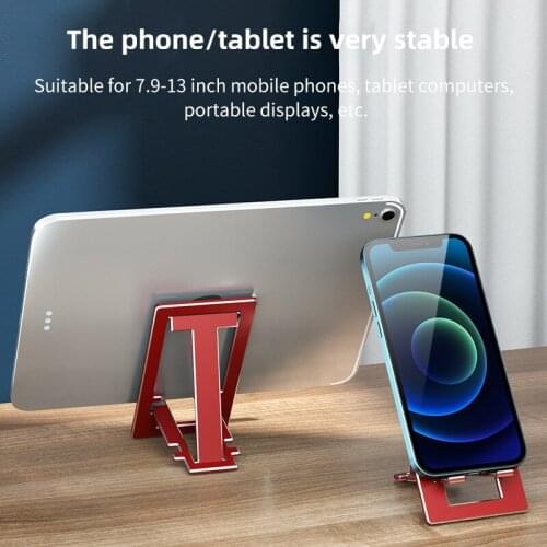 Universal Metal Tablet Holder for IPad Samsung Holder Tablet Stand Mount Foldable Desk Flexible Phone Stand for IPhone Xiaomi