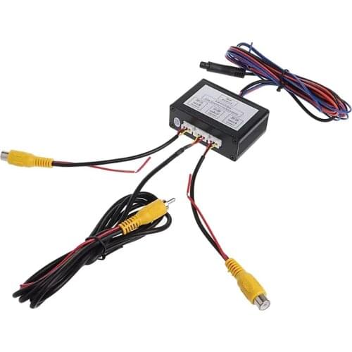 Car Reversing Camera Control Right-View Blind Zone System Intelligent Switching Front View Rear View Two-Way Control Box