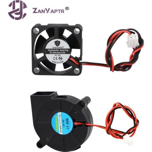 Anet A8 A6 5015 Air blower 12V 24V Ultra-quiet Oil Bearing about 7500 RPM Turbo Small Fan For 3D Printer